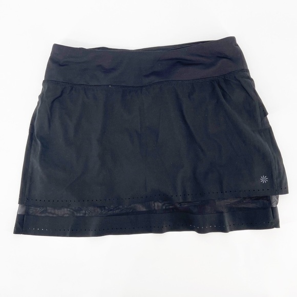 Athleta Black Laser Run Skorts Size Small - Picture 1 of 6